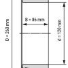 Підшипник роликовий 7624 (32324) ВПГ®UA (120х260х90,5)