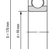 Підшипник 219 (6219) / виробник SPZ GROUP®UA
