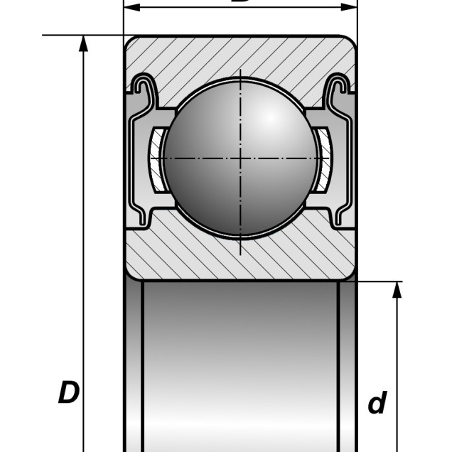 Підшипник 6209 ZZ C3 EMQ (Rollway™ USA)