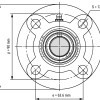 Підшипник UCFC 205 фланцевий круглий / виробник ВПГ®UA