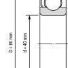 Підшипник 60208 (6208 Z) виробник SPZ GROUP®UA