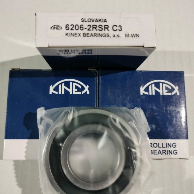 Пiдшипник 70-180206 (6206 2RS С3) KINEX (Словаччина)