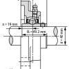 Підшипник UCF 208 фланцевий квадратний ВПГ®UA
