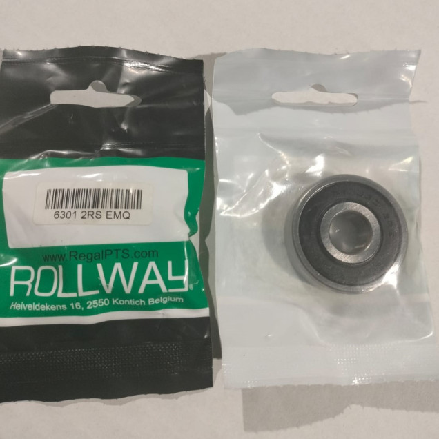 Підшипник 6301 2RS EMQ / Rollway™ USA