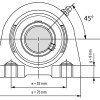 Підшипник UCPA 204 з коротким корпусом ВПГ®UA