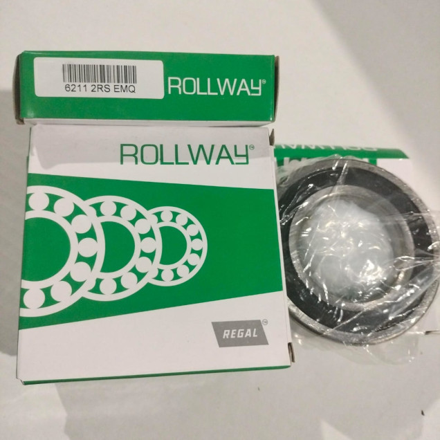 Підшипник 6211 2RS EMQ / виробник Rollway™ USA