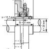 Підшипник UCF 204 фланцевий квадратний SPZ GROUP®UA