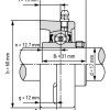 Підшипник UCFL 203 фланцевий овальний ВПГ®UA