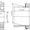 Підшипник 11206 (1207K+H207) виробник SPZ GROUP®UA