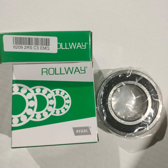 Підшипник 6209 2RS C3 EMQ / виробник Rollway™ USA